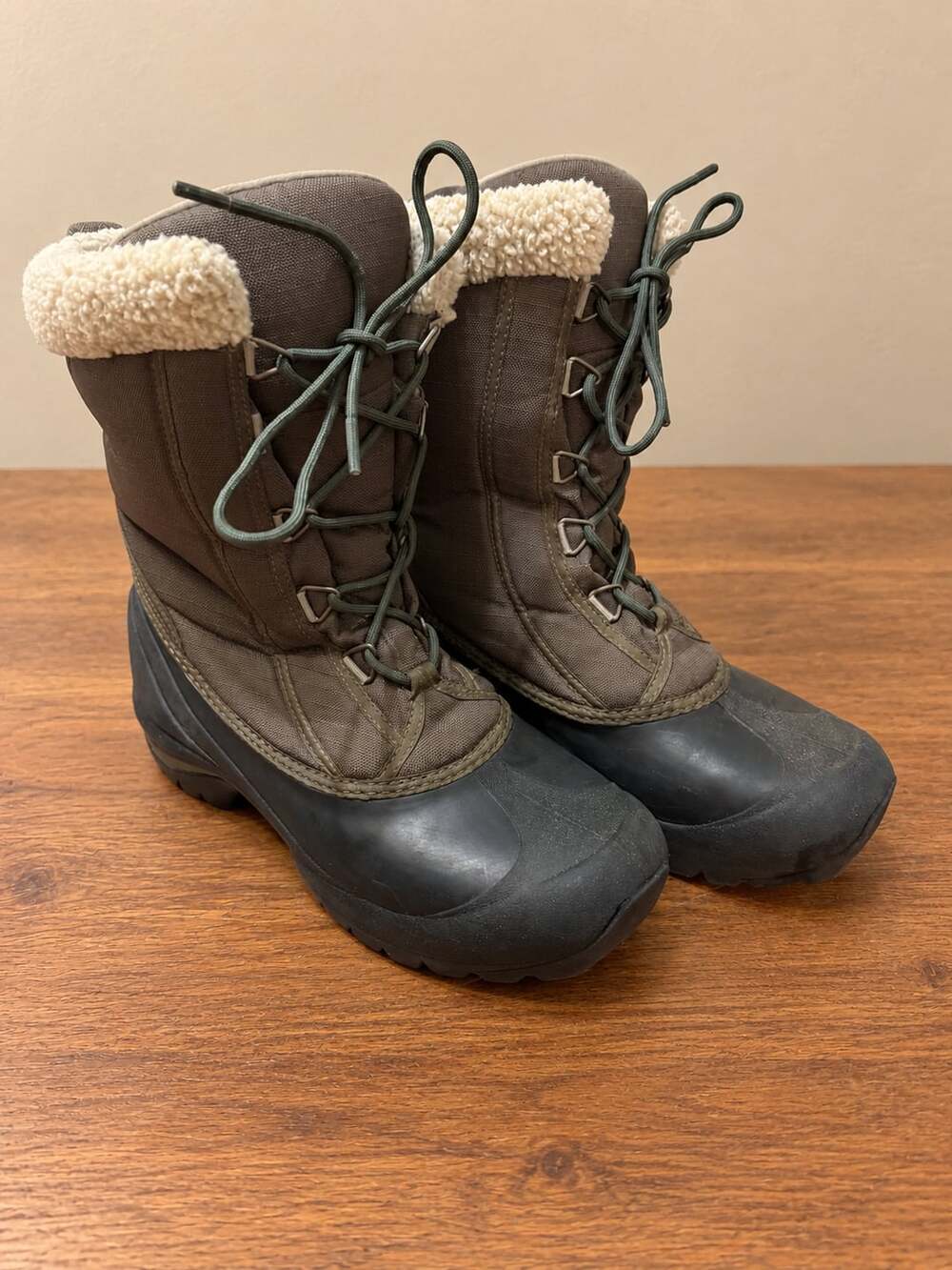 Sorel Cumberland Insulated Winter Boots Women's 9 Green/Black